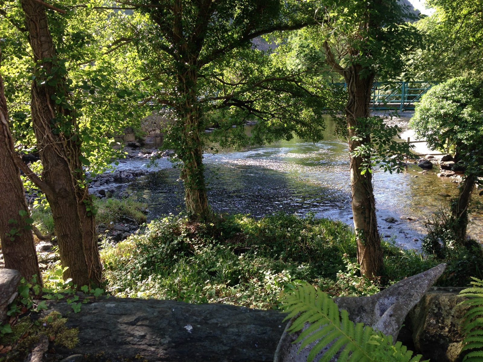 Clydfan Cottage river